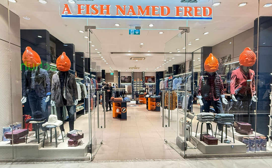 A fish named Fred brand store in London