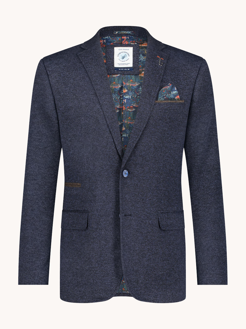 Blazer aus Piqué