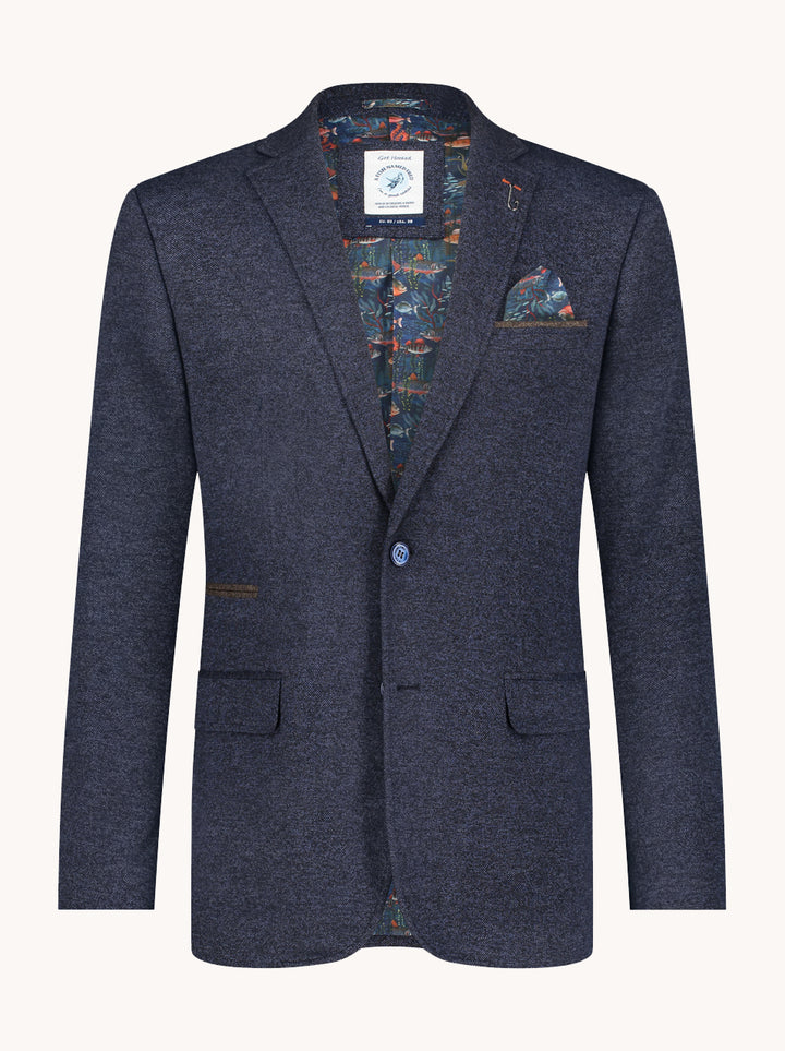 Blazer aus Piqué