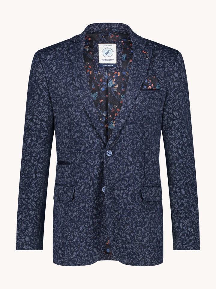 Blazer pique leafs