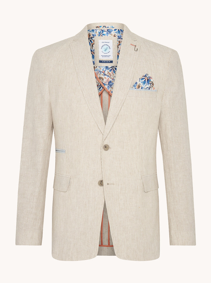 Blazer linen stripe