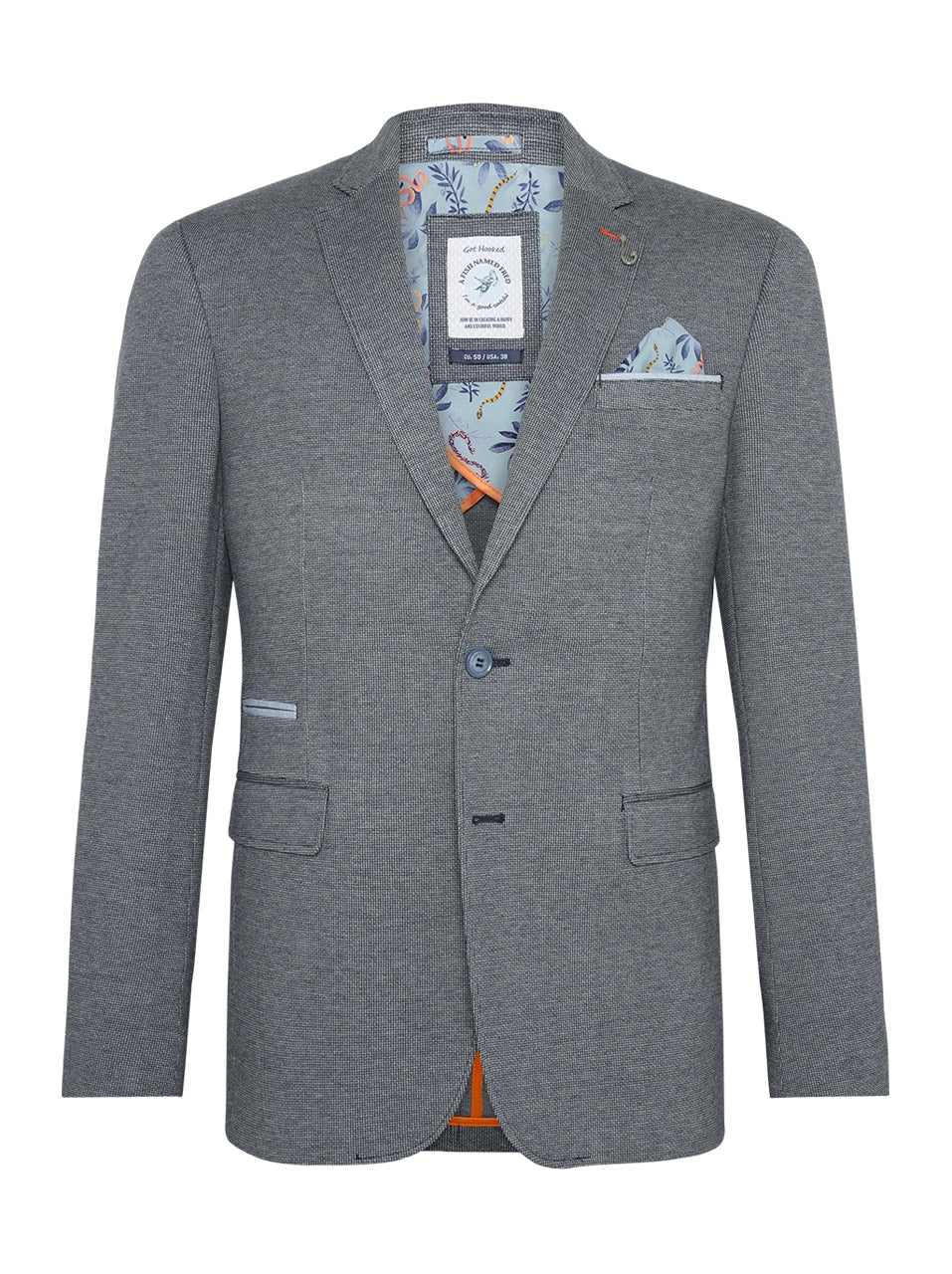 Blazer melange pique