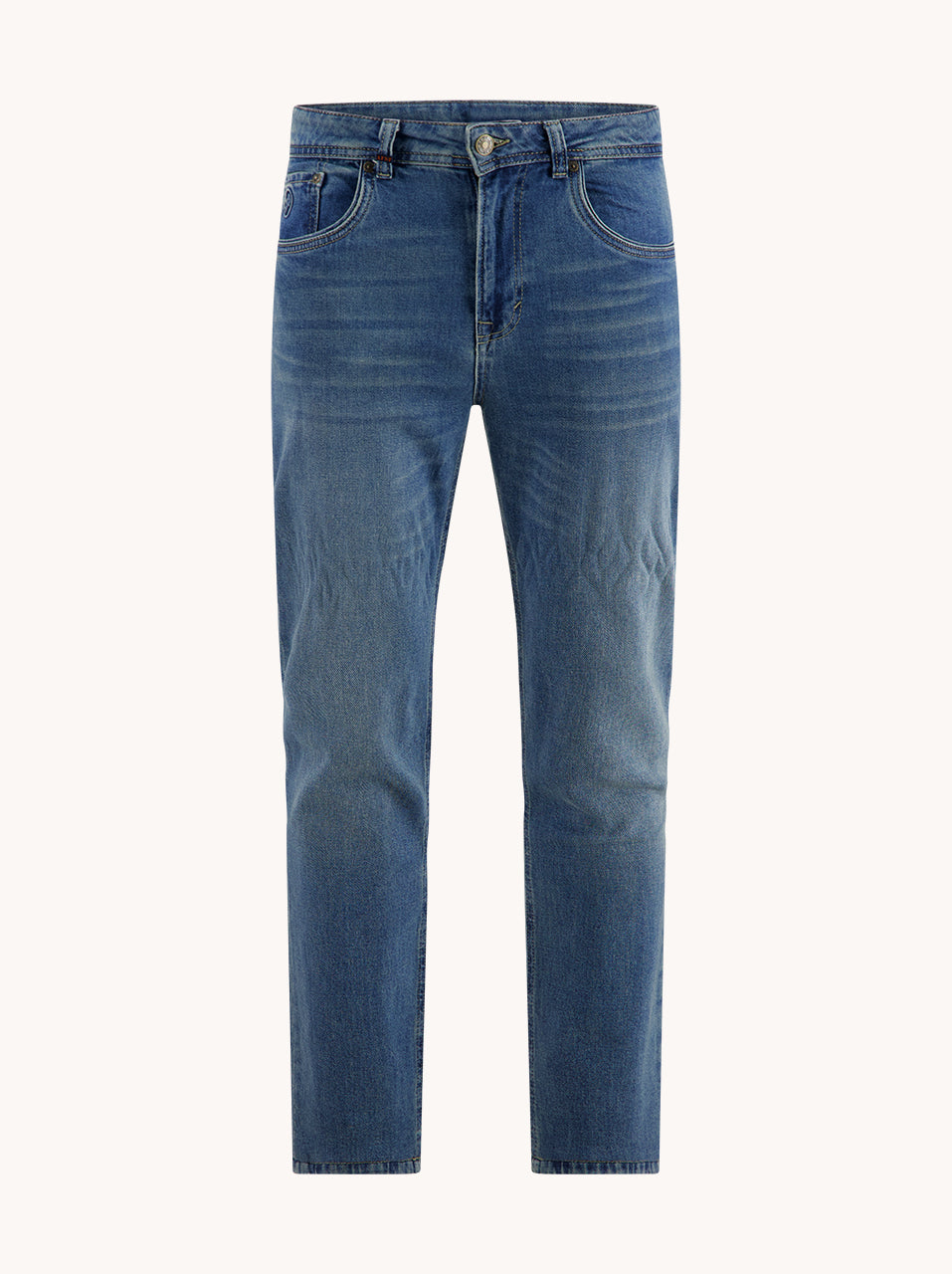 Jeans mit schmal zulaufender Passform