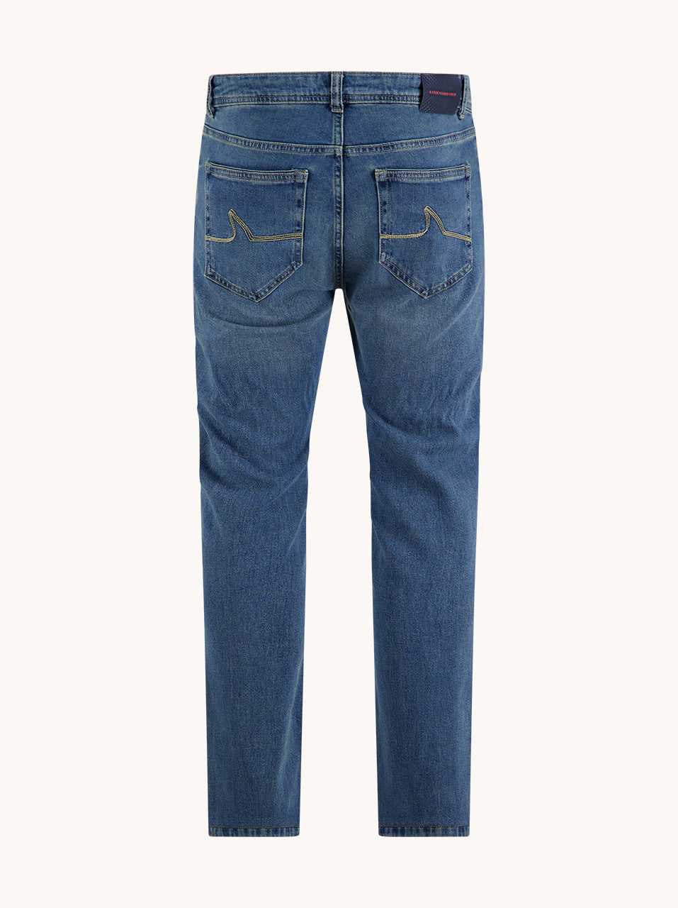 Jeans mit schmal zulaufender Passform