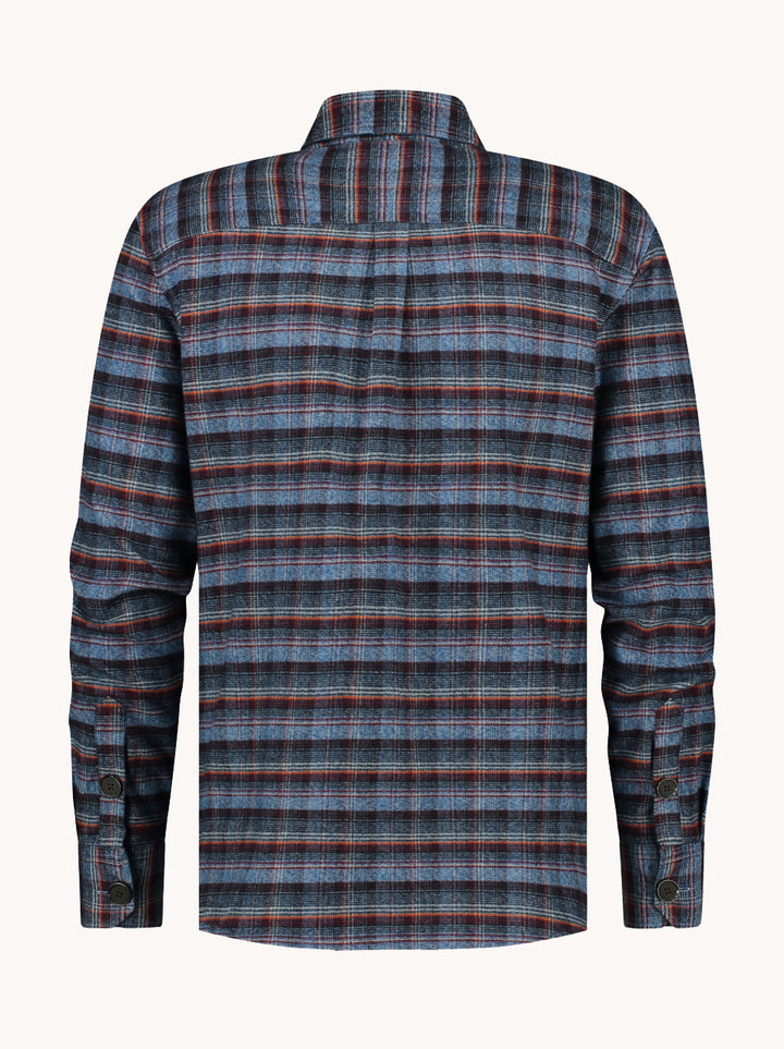 Overshirt brushed double check