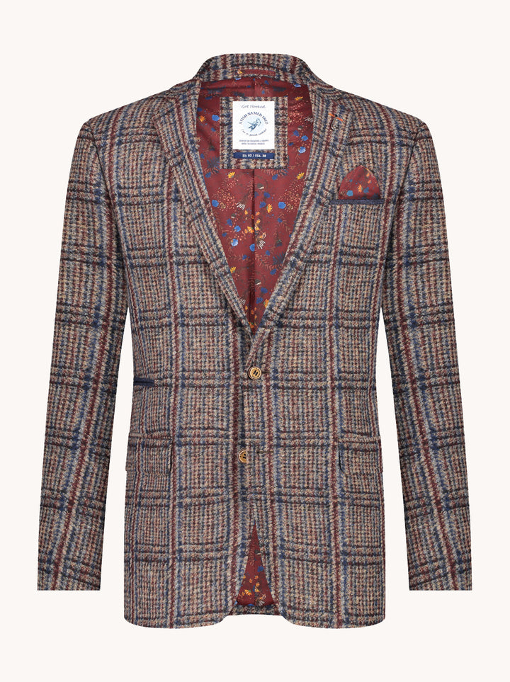 Blazer wool small check