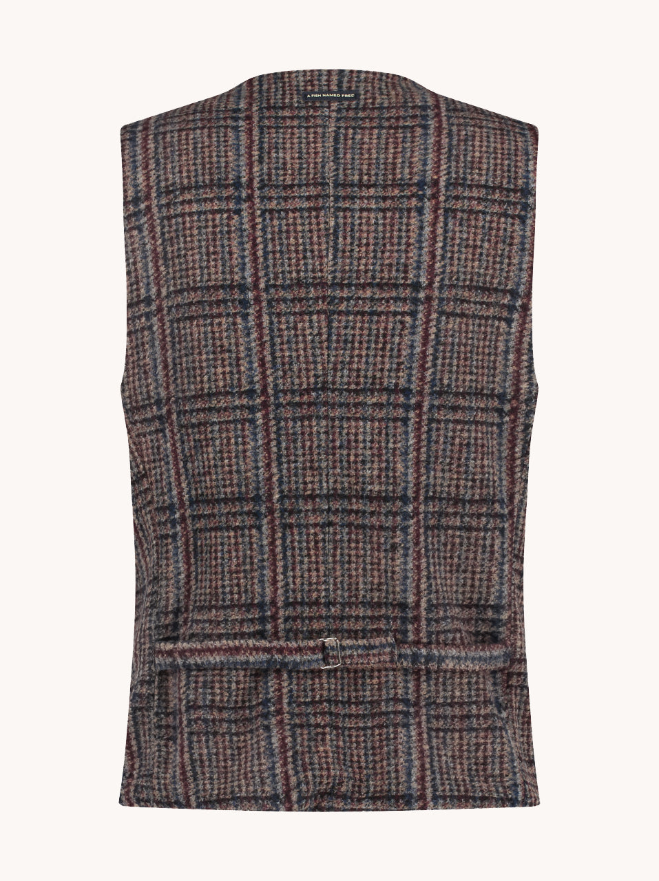 Waistcoat wool small check