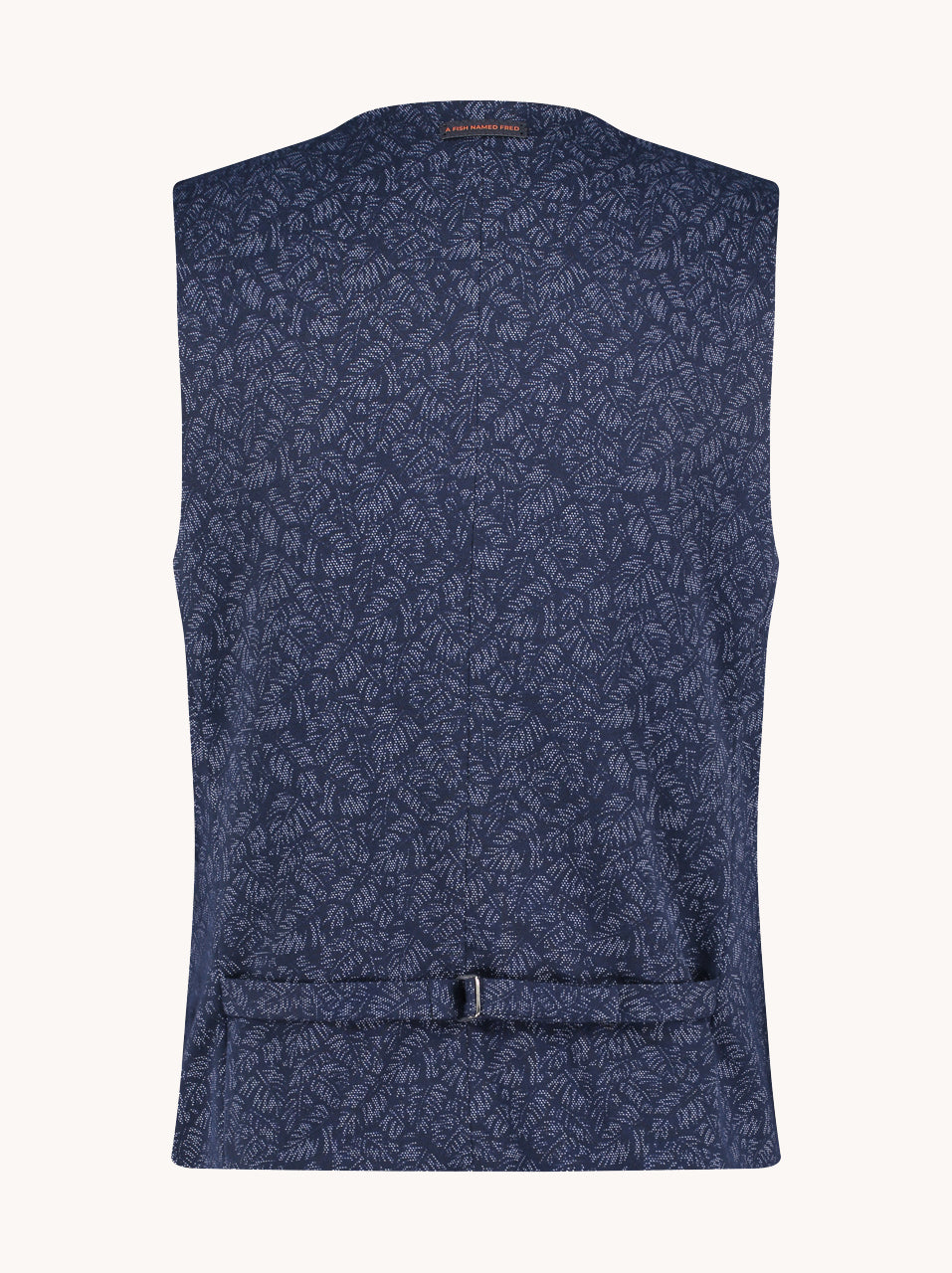 Waistcoat pique leafs