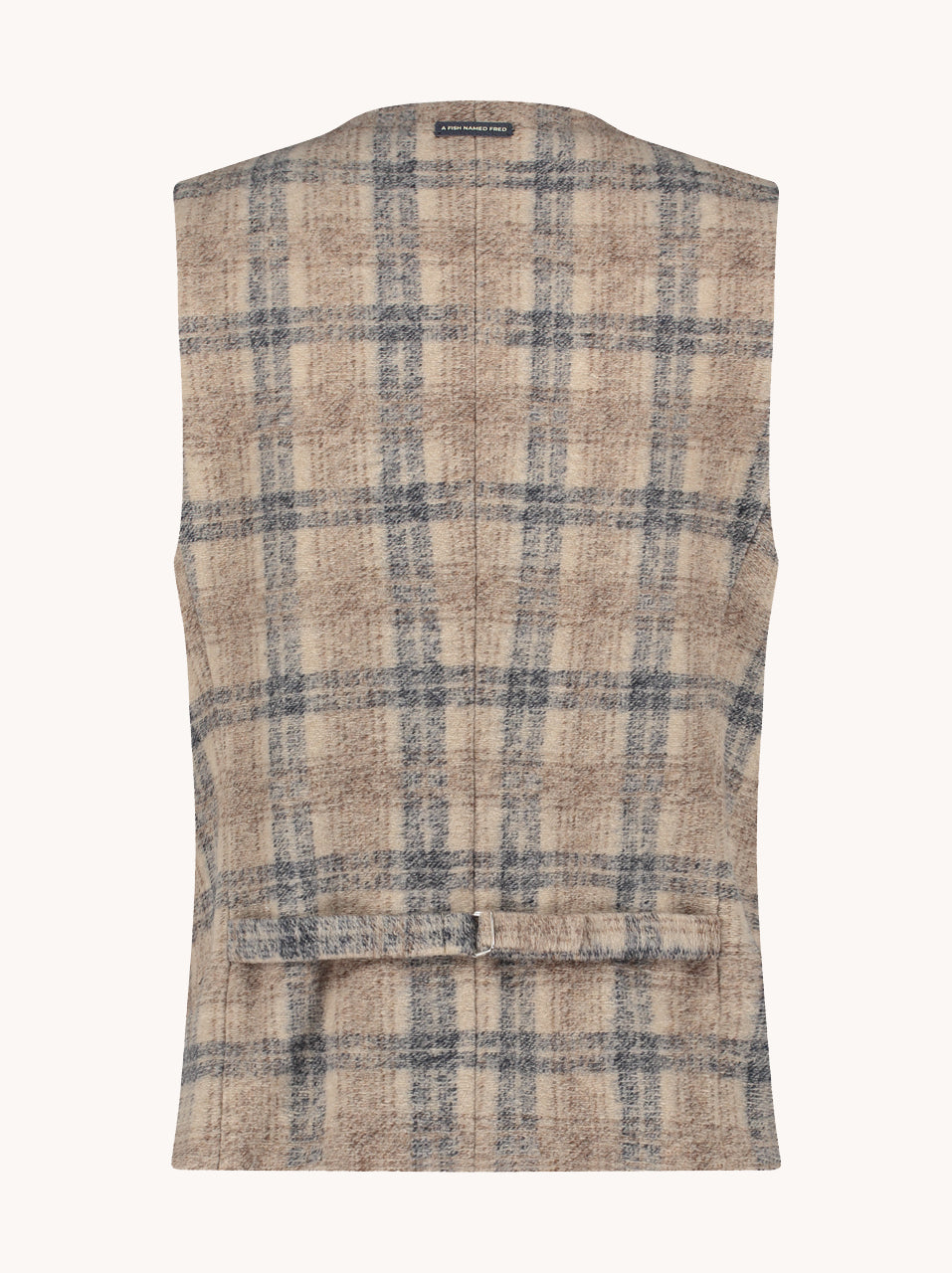 Waistcoat wool check