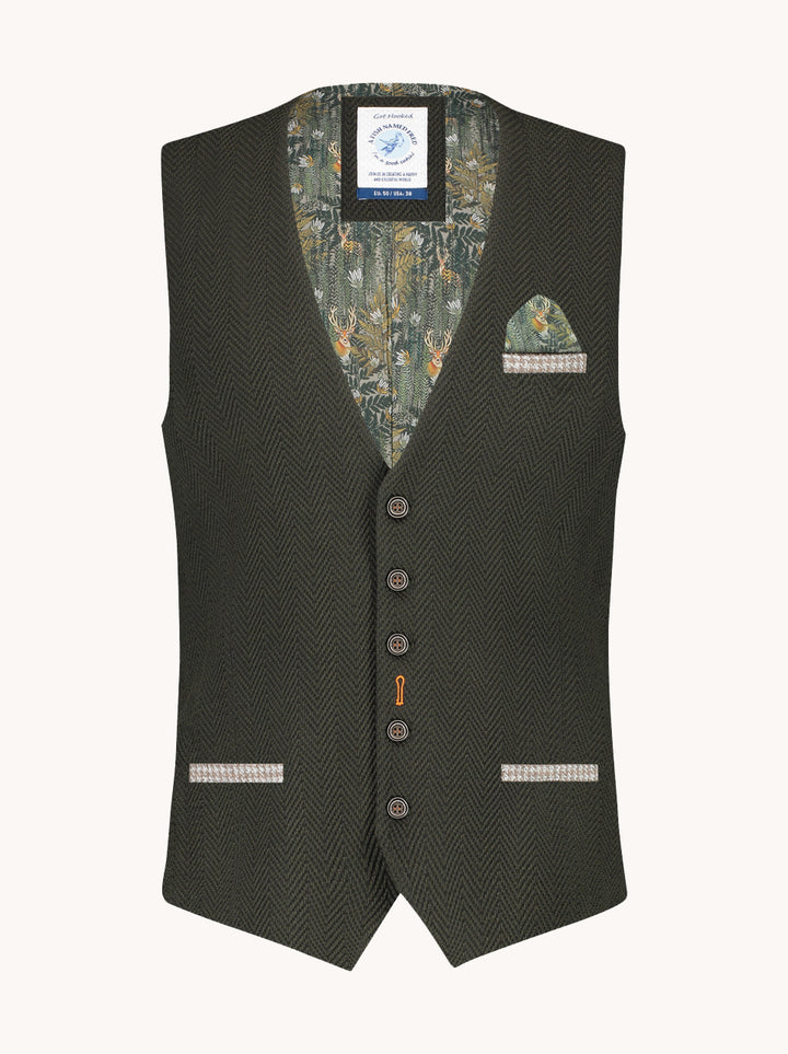 Waistcoat herringbone