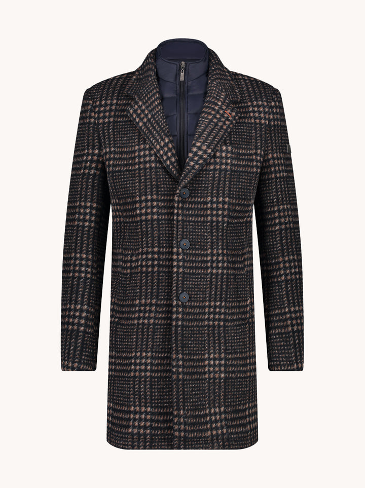 Overcoat small check