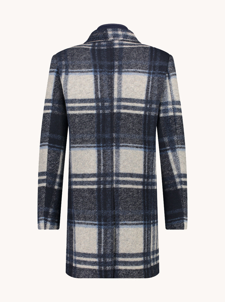 Overcoat big check