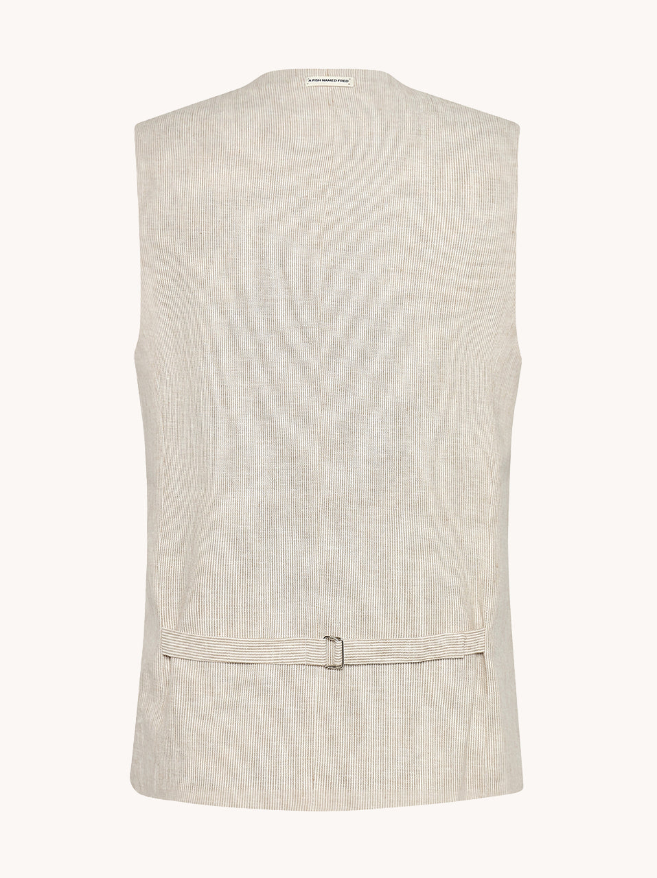 Waistcoat linen stripe