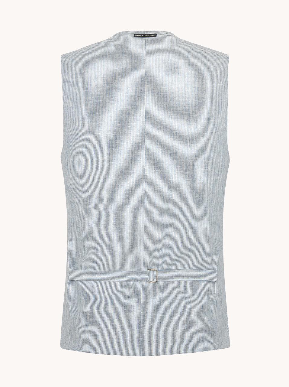 Waistcoat linen stripe