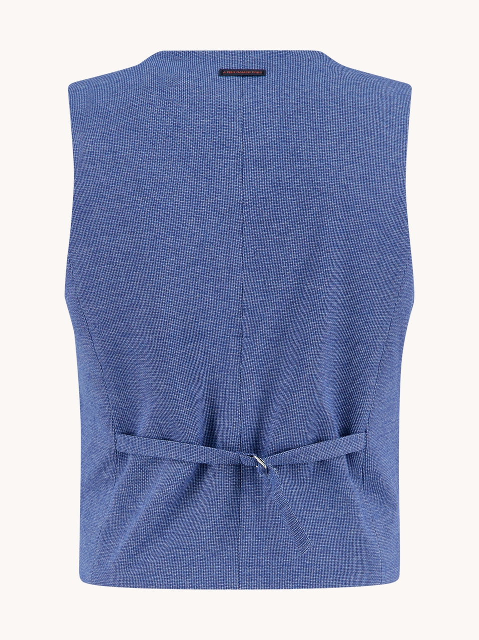 Waistcoat melange pique