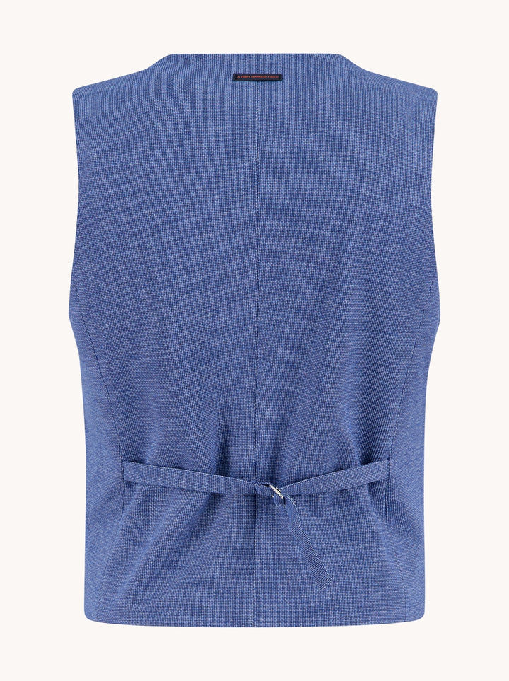 Waistcoat melange pique