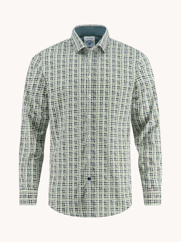 Shirt Uneven Check