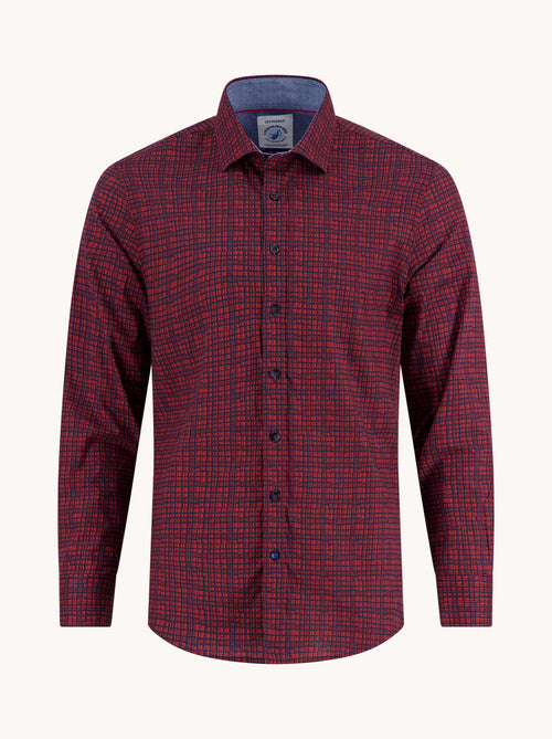 Overhemd Uneven Check