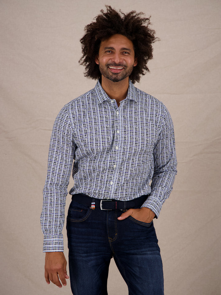 Overhemd Uneven Check