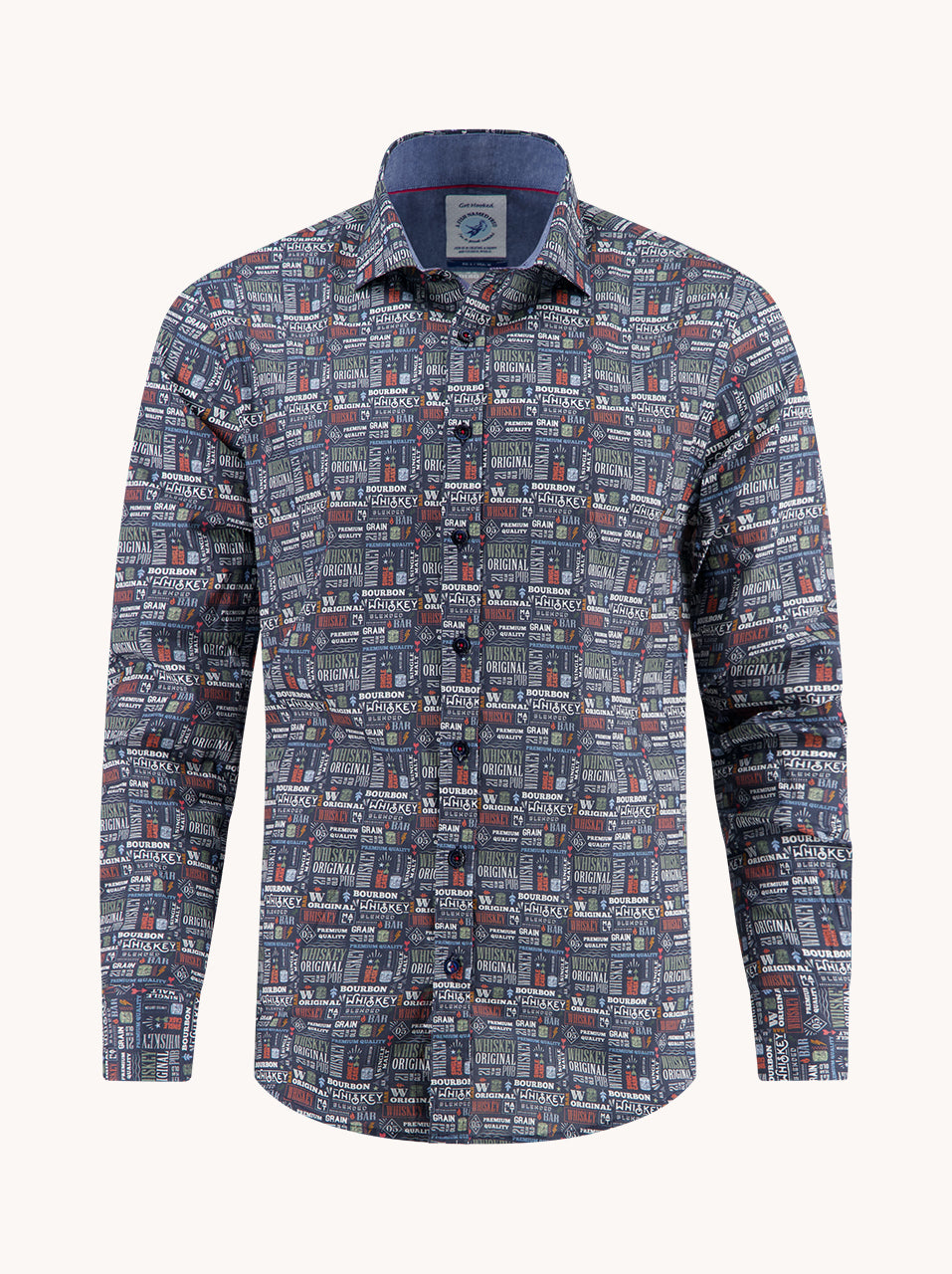 Shirt liquor text