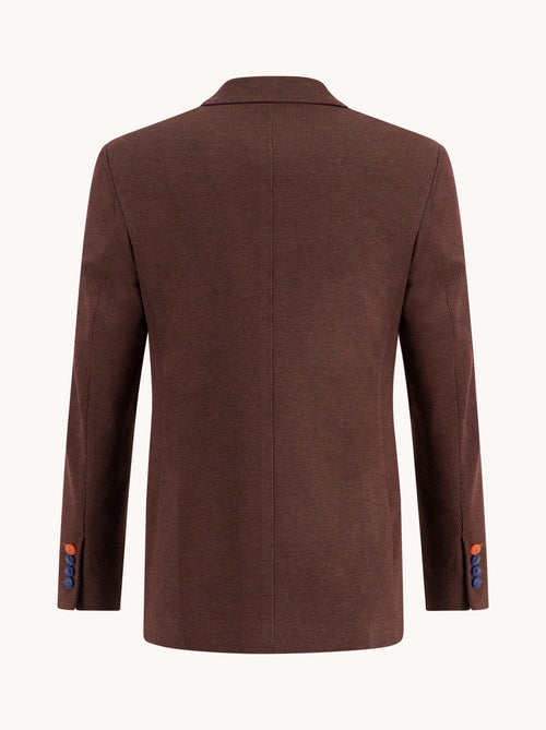 Blazer structure pique