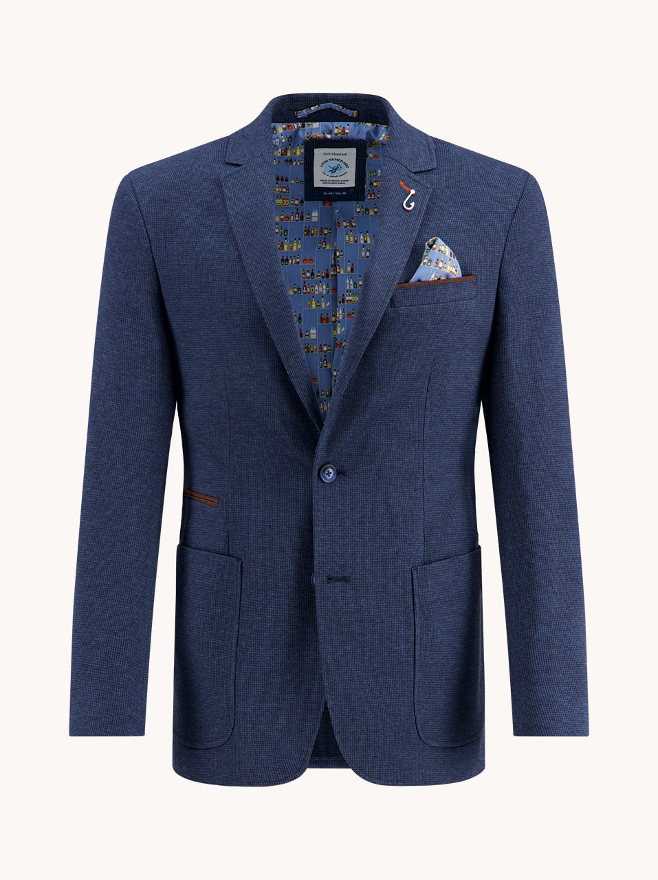Blazer structure pique