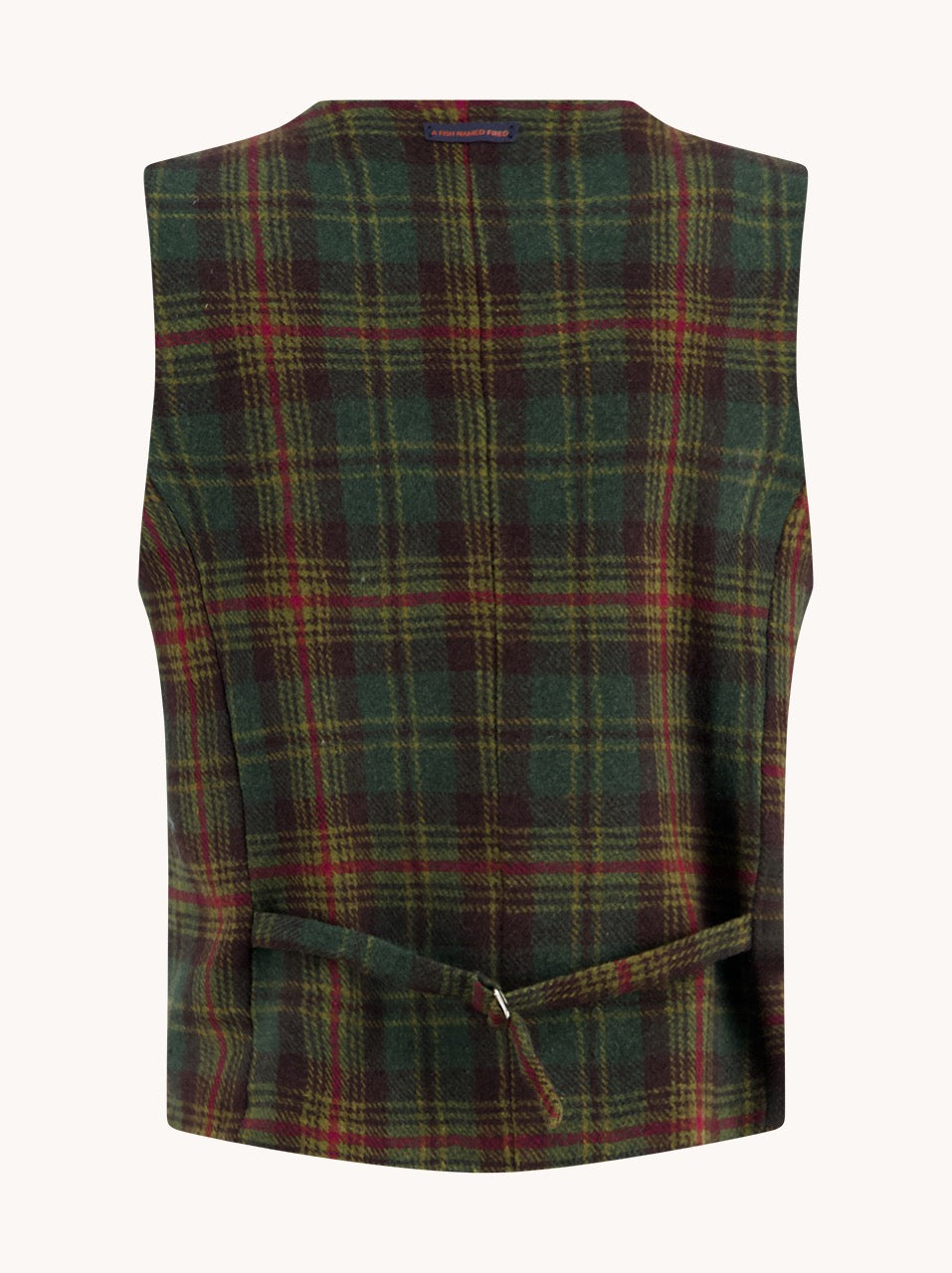 Weste Tartan Wolle