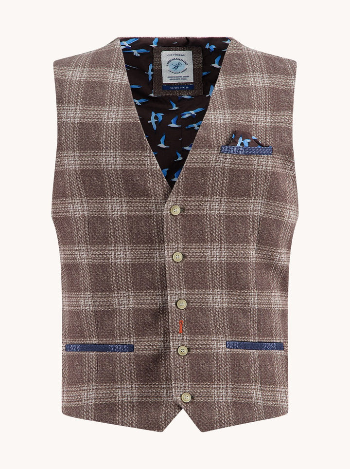 Waistcoat Travel Windowpane
