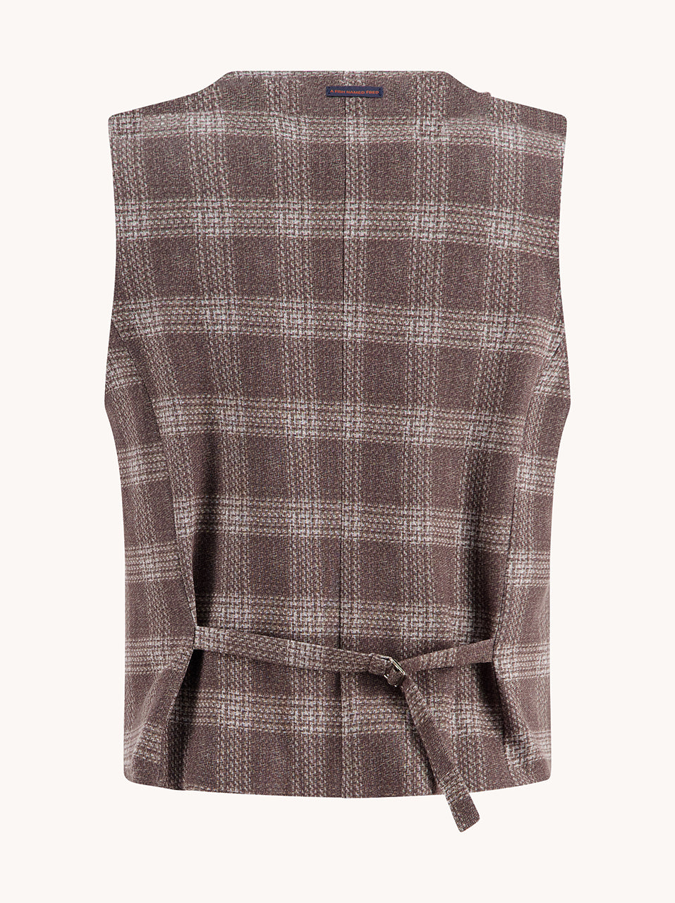 Waistcoat travel windowpane