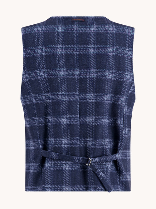 Waistcoat travel windowpane