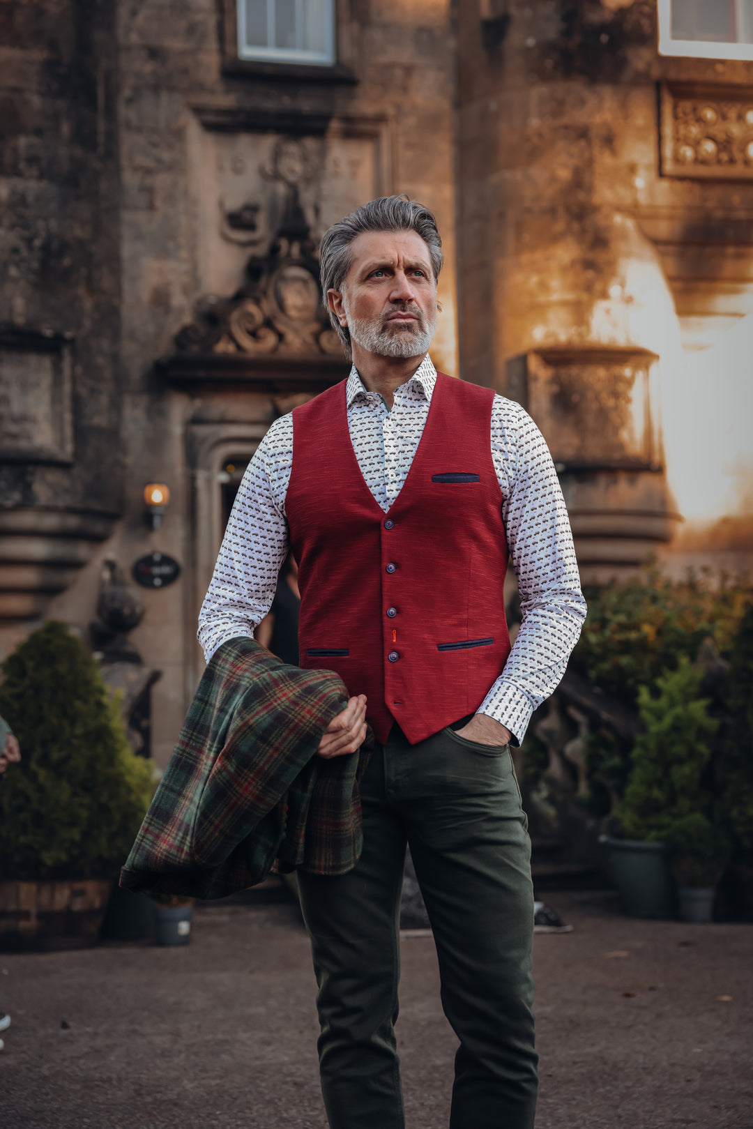 Waistcoat knitted