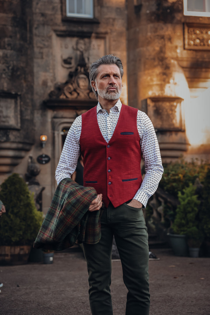 Waistcoat knitted