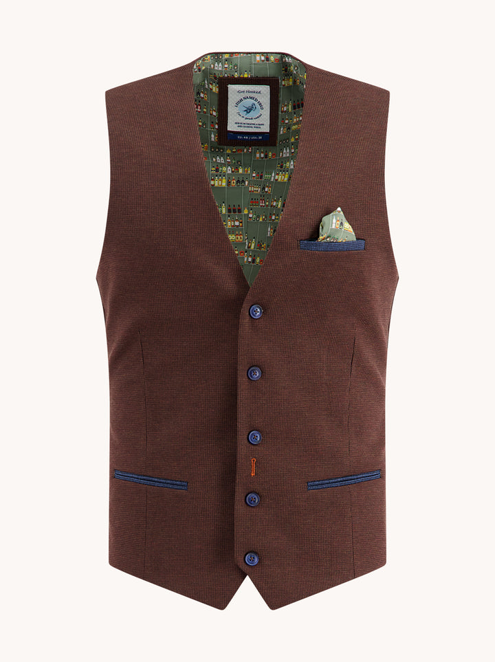 Waistcoat structure pique