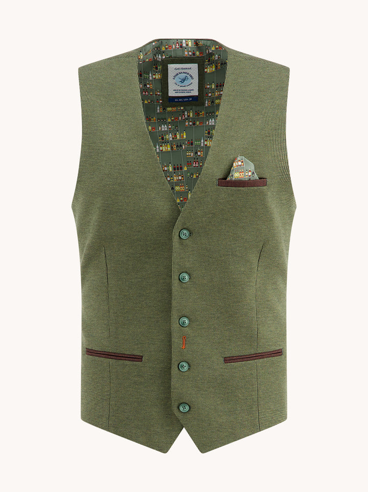 Waistcoat structure pique