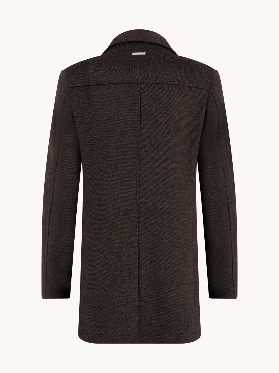 Funnel neck coat