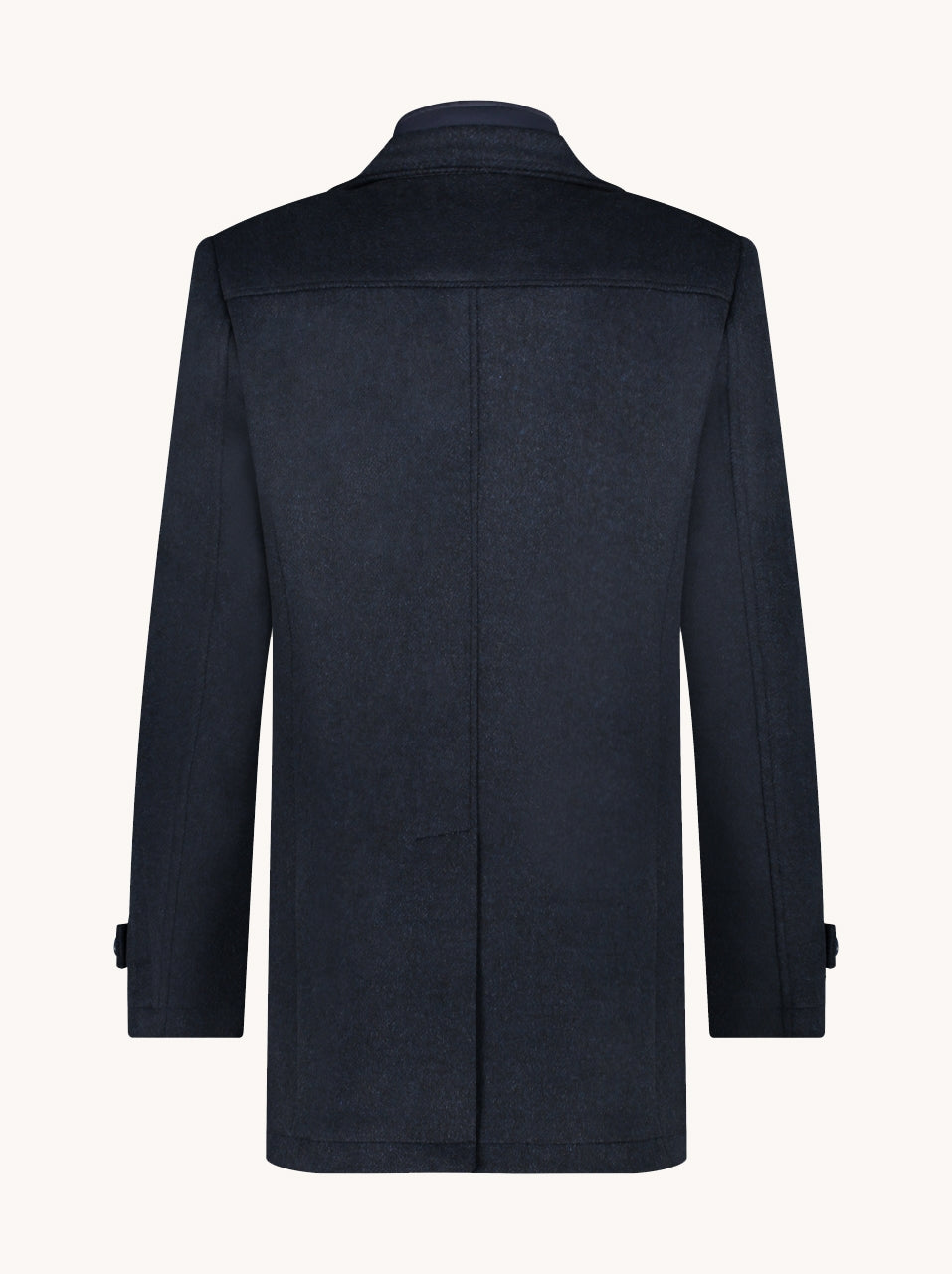 Funnel neck coat