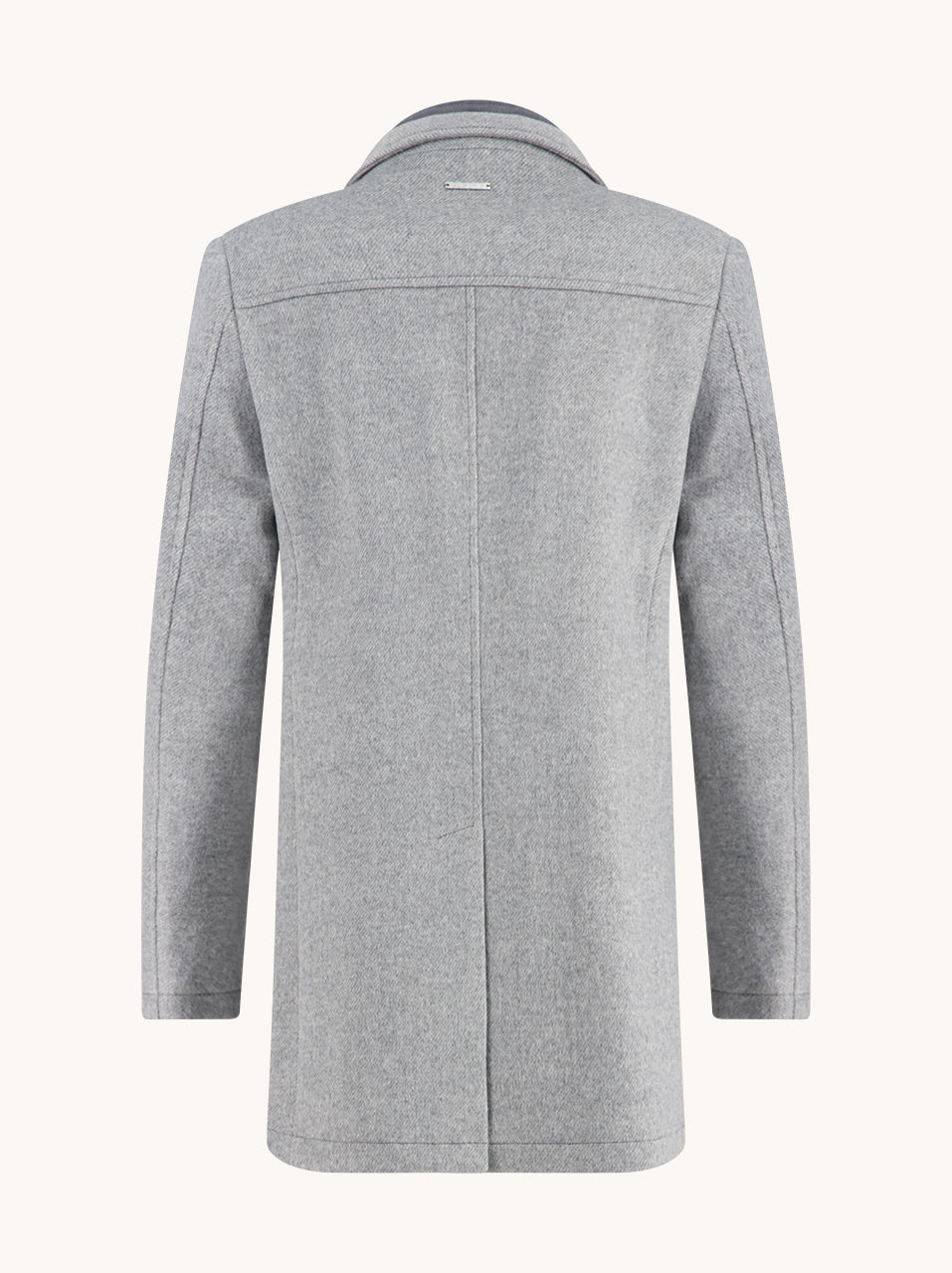 Funnel neck coat