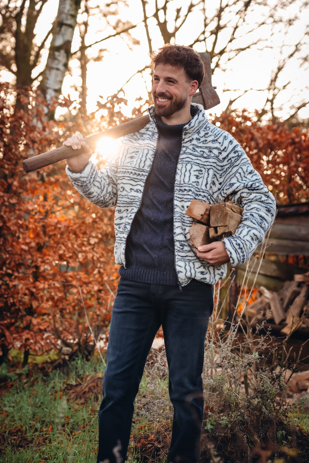 Fleece Jacket Printed