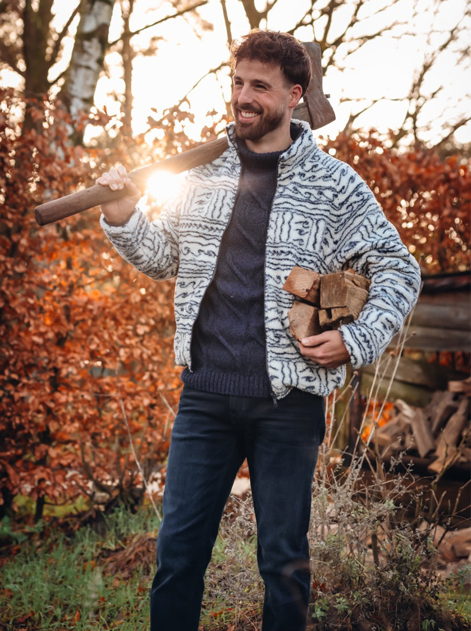 Fleece Jacket Printed