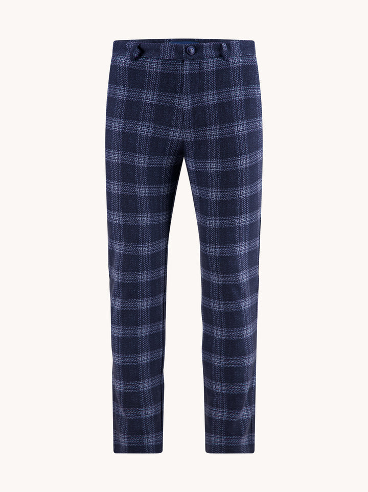 Trouser travel windowpane