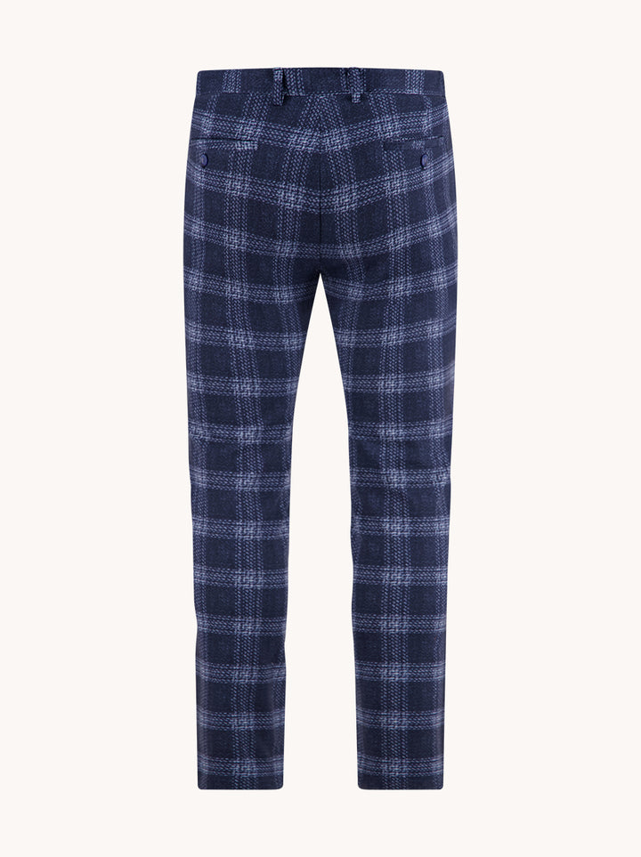 Trouser travel windowpane