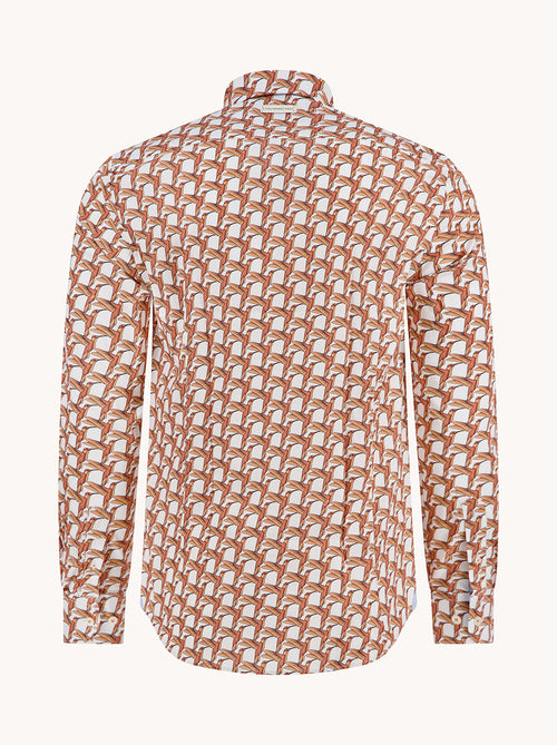 Shirt geometric birds