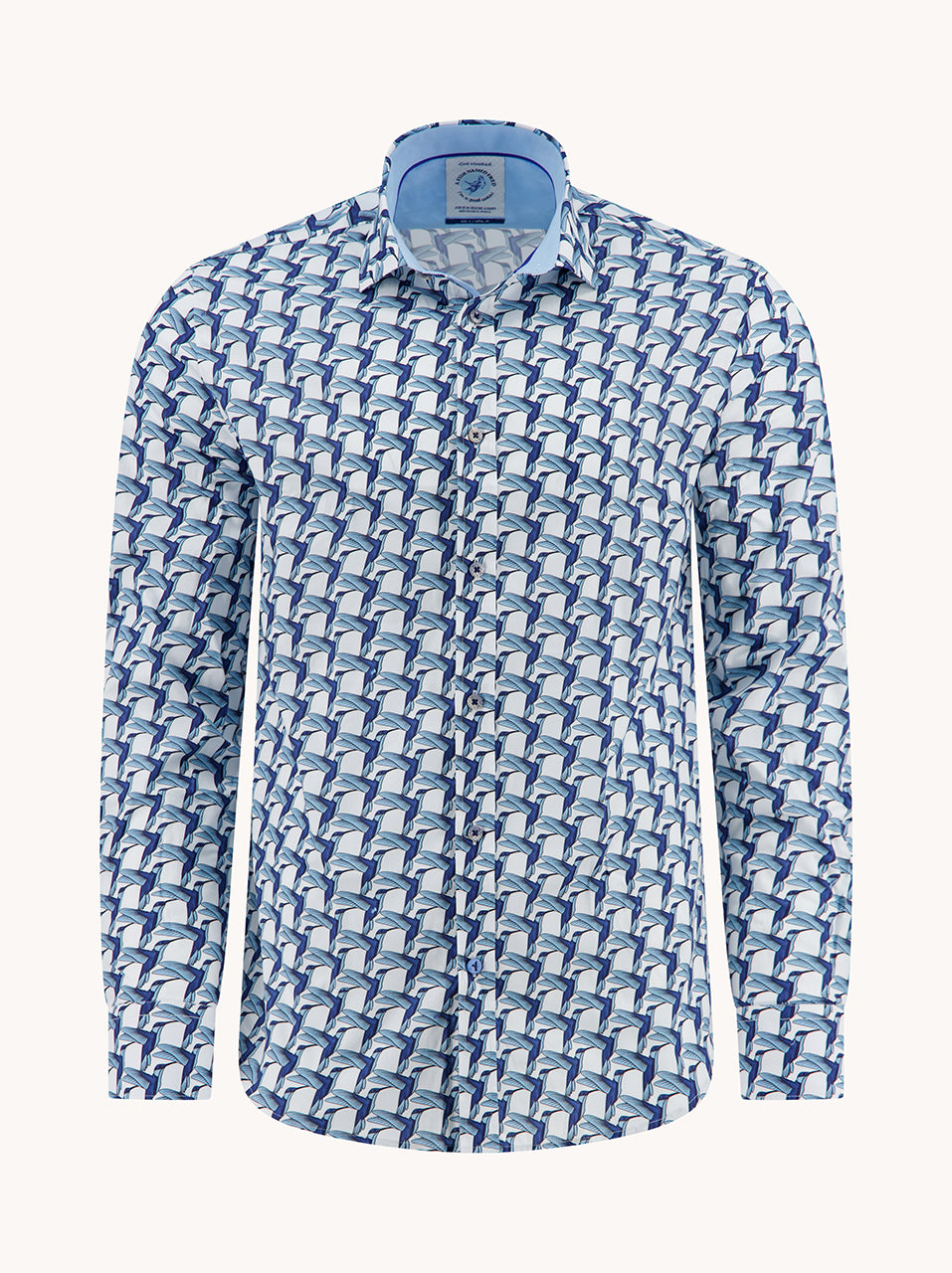 Shirt geometric birds