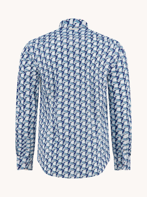 Shirt geometric birds