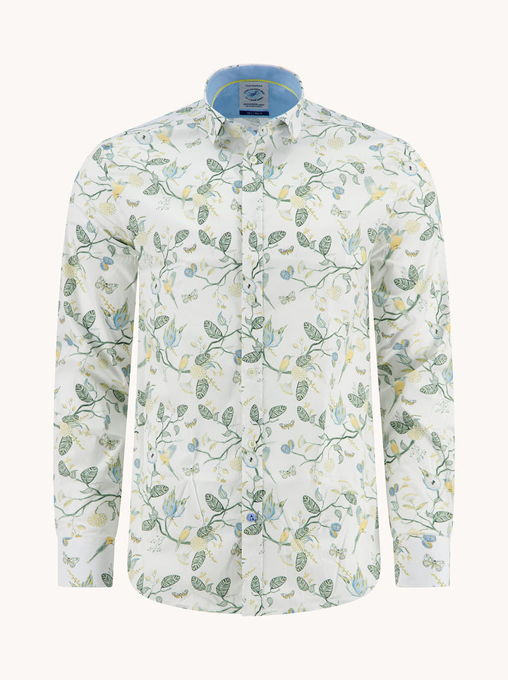 Shirt birdy blooms