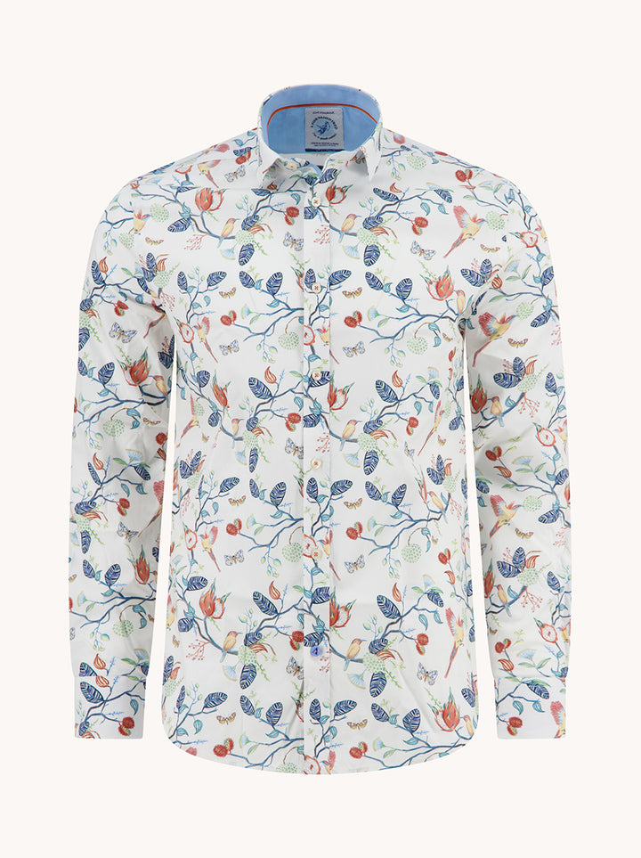 Shirt birdy blooms