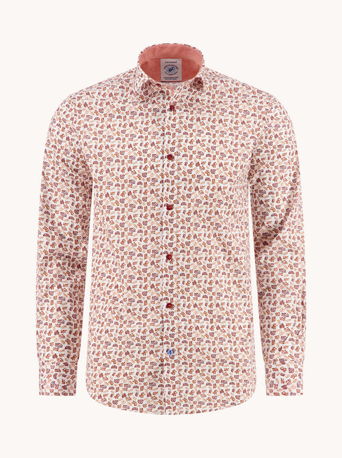 Shirt watercolor leaves