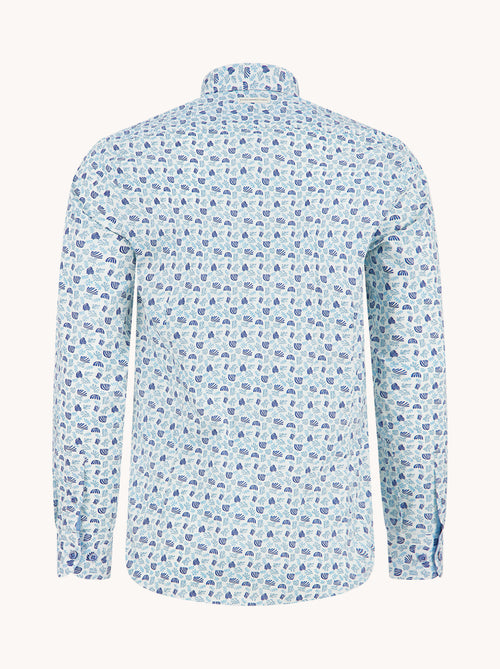 Shirt watercolor leaves