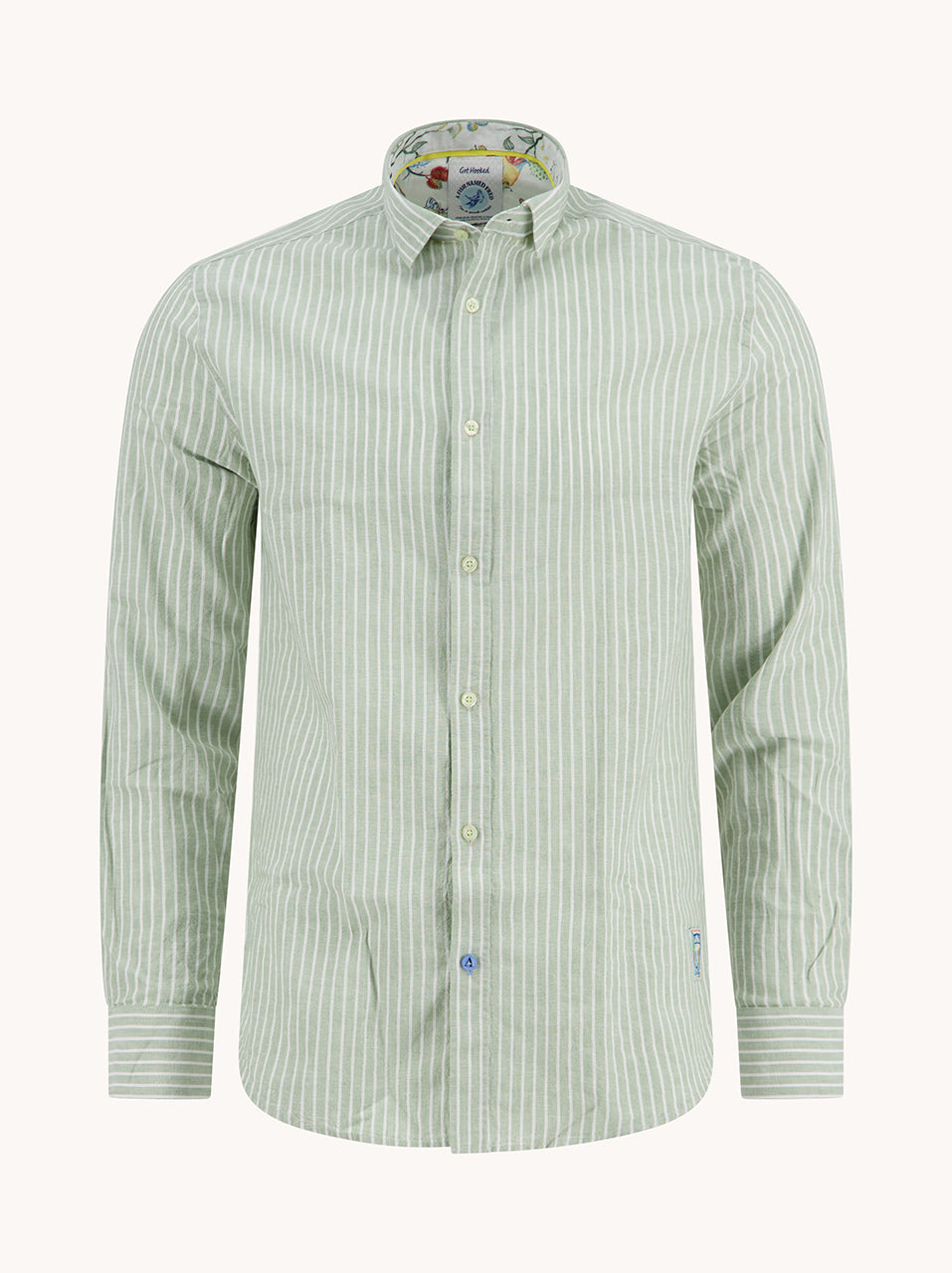 Shirt linen stripe