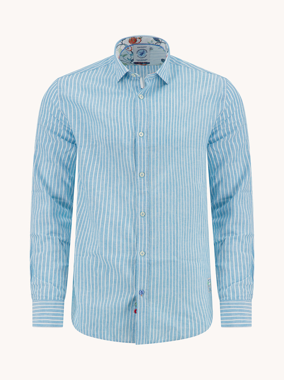 Shirt linen stripe